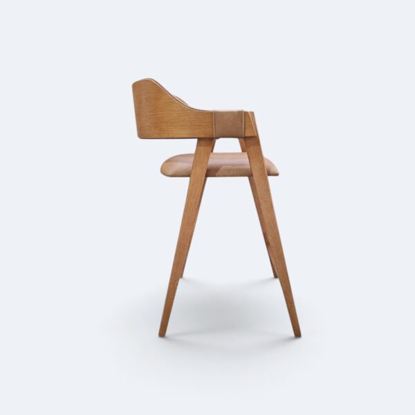 Banqueta Safira Amêndoa Courissimo Caramelo