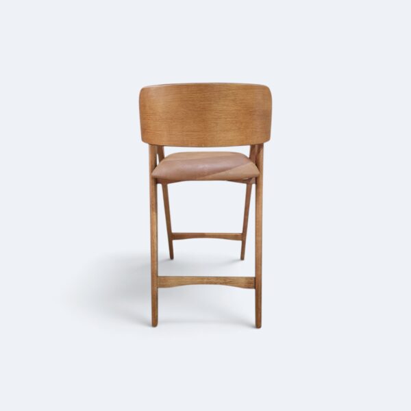 Banqueta Safira Amêndoa Courissimo Caramelo