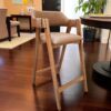 Banqueta Safira Amêndoa Courissimo Caramelo