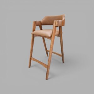 Banqueta Safira Amêndoa Courissimo Caramelo