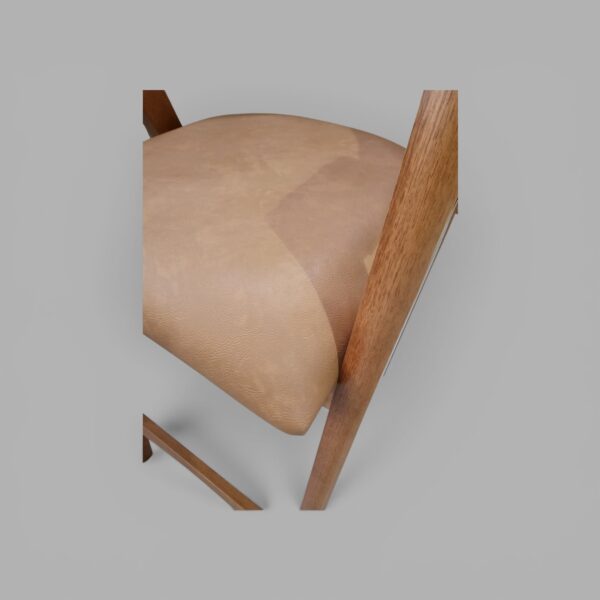 Banqueta Safira Amêndoa Courissimo Caramelo