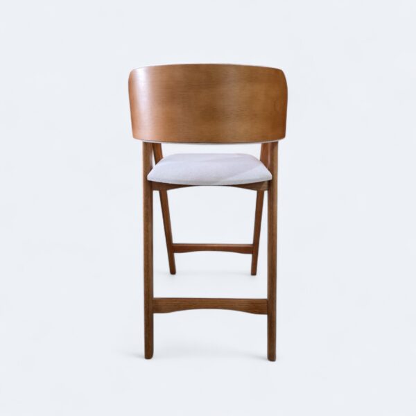 Banqueta Safira Amêndoa Boucle Bege
