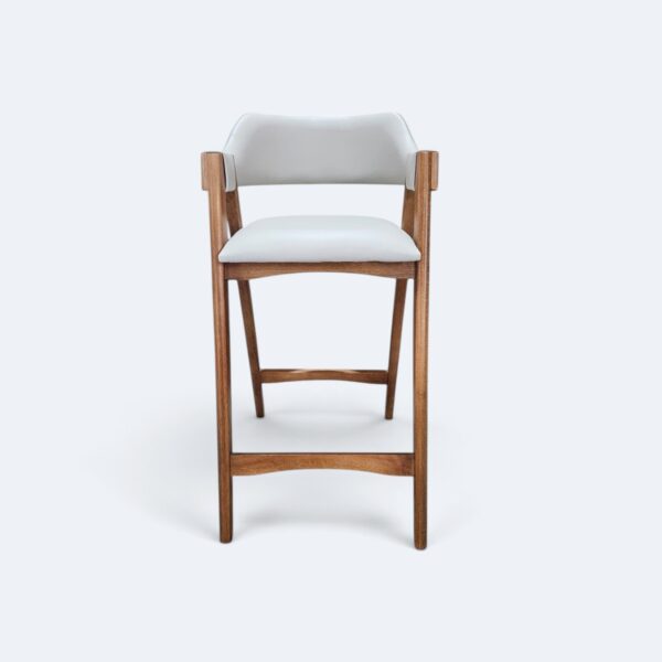 Banqueta Safira Amêndoa Courissimo Bege