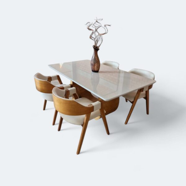 WhatsApp Image 2024-10-18 at 14.34.04 Mesa Emirados Amêndoa com Tampo de Vidro Off White 160 x 90 - 06 Lugares