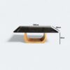 WhatsApp Image 2024-10-18 at 14.44.59 Mesa Emirados Madeira Amêndoa com Tampo de Vidro Preto 160 x 90 - 06 Lugares