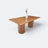 Mesa Milano Amêndoa 180 x 90 - 06 Lugares