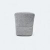 Poltrona London Puff Boucle Cinza