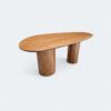 Mesa Siena Orgânica em Cinamomo Amêndoa 160 x 90