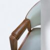 Cadeira London Amêndoa com Estofado em Courissimo Bege com Courissimo Caramelo