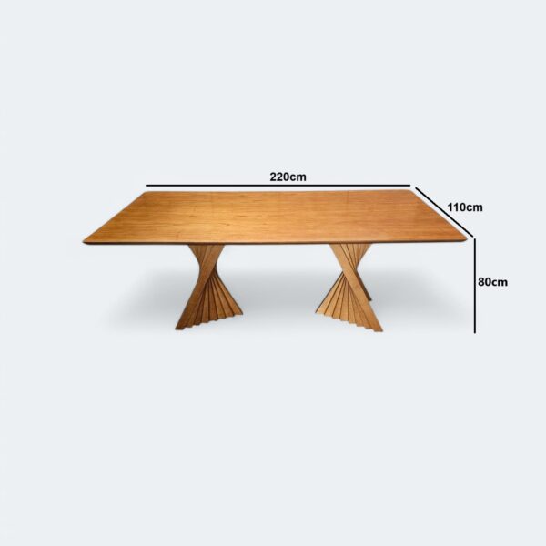 Mesa Verona Amêndoa 220x110