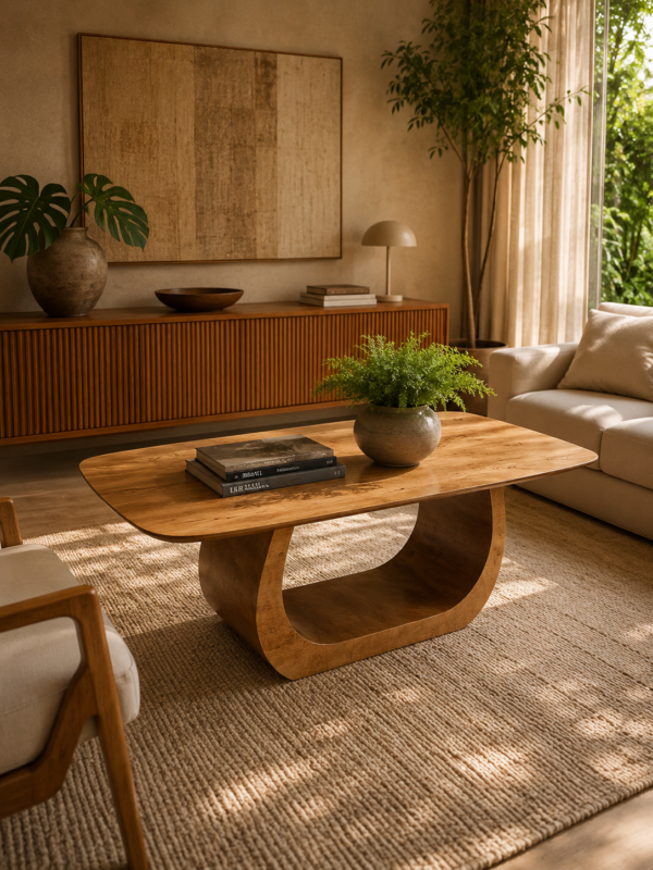 Mesa London Amêndoa 200 x 100 cm – 8 lugares