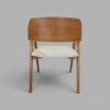 Conjunto Nápolis 260×130 com Vidro Off White + 06 Cadeiras Safira Courissimo Bege