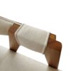 Conjunto London 200×100 cm + 08 Cadeiras Safira Linho Branco