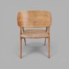 Conjunto Paluzzo Amêndoa 180×90 com 06 Cadeiras Safira Amêndoa Estofado em couríssimo Caramelo