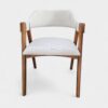 WhatsApp Image 2025-07-23 at 14.48-Photoroom (2) Conjunto Emirados Amêndoa com Tampo Vidro Off White 160x90 + 04 Cadeiras Safira Courissimo Bege