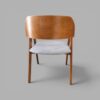 Cadeira Safira Amêndoa Courissimo Cinza 9302