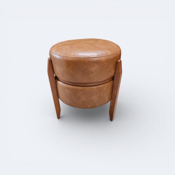 Puff Mesa Barril Amêndoa Courissimo Caramelo