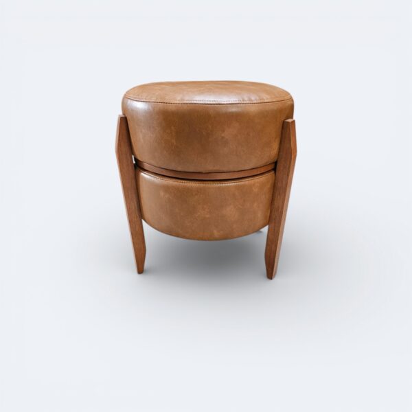 Puff Mesa Barril Amêndoa Courissimo Caramelo