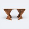 Mesa Viena Amêndoa Com Vidro Off White 200x100