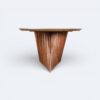 Mesa Viena Amêndoa Com Vidro Off White 200x100