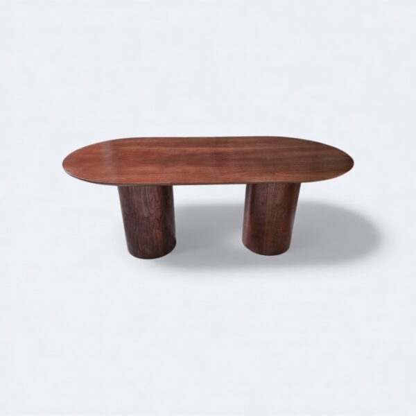Mesa Treviso Cinamomo Pinhão 200 x 100 cm