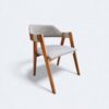 Cadeira Safira Amêndoa Courissimo Cinza 9302
