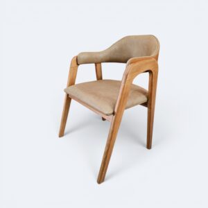 Cadeira Sorrento Amêndoa Courissimo Bege 9818