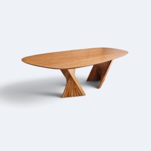 Mesa Nápolis Amêndoa  200x100