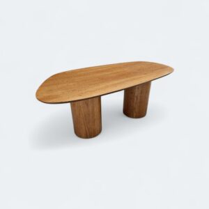 2 Mesa Paris Orgânica em Cinamomo Amêndoa 160 x 90