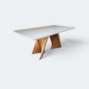 WhatsApp Image 2025-03-13 at 10.30.32 (1) Mesa Dubai com Base Ripada Amêndoa e Tampo Vidro Off White 200 x 100