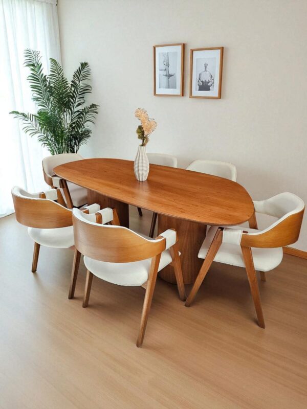 WhatsApp Image 2025-08-06 at 10.31.20 Conjunto Paris 200x100 + 06 Cadeiras Safira Courissimo Bege